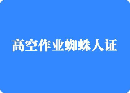 美少妇日B高空作业蜘蛛人证